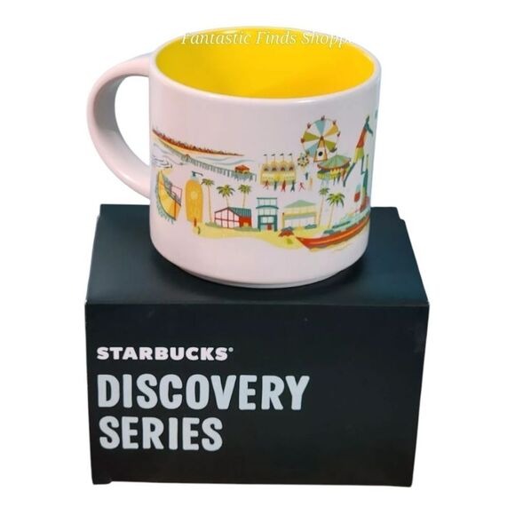 Starbucks Orange County Discovery Series Full Size 14 oz. Ceramic Mug NIB - Picture 3 of 8